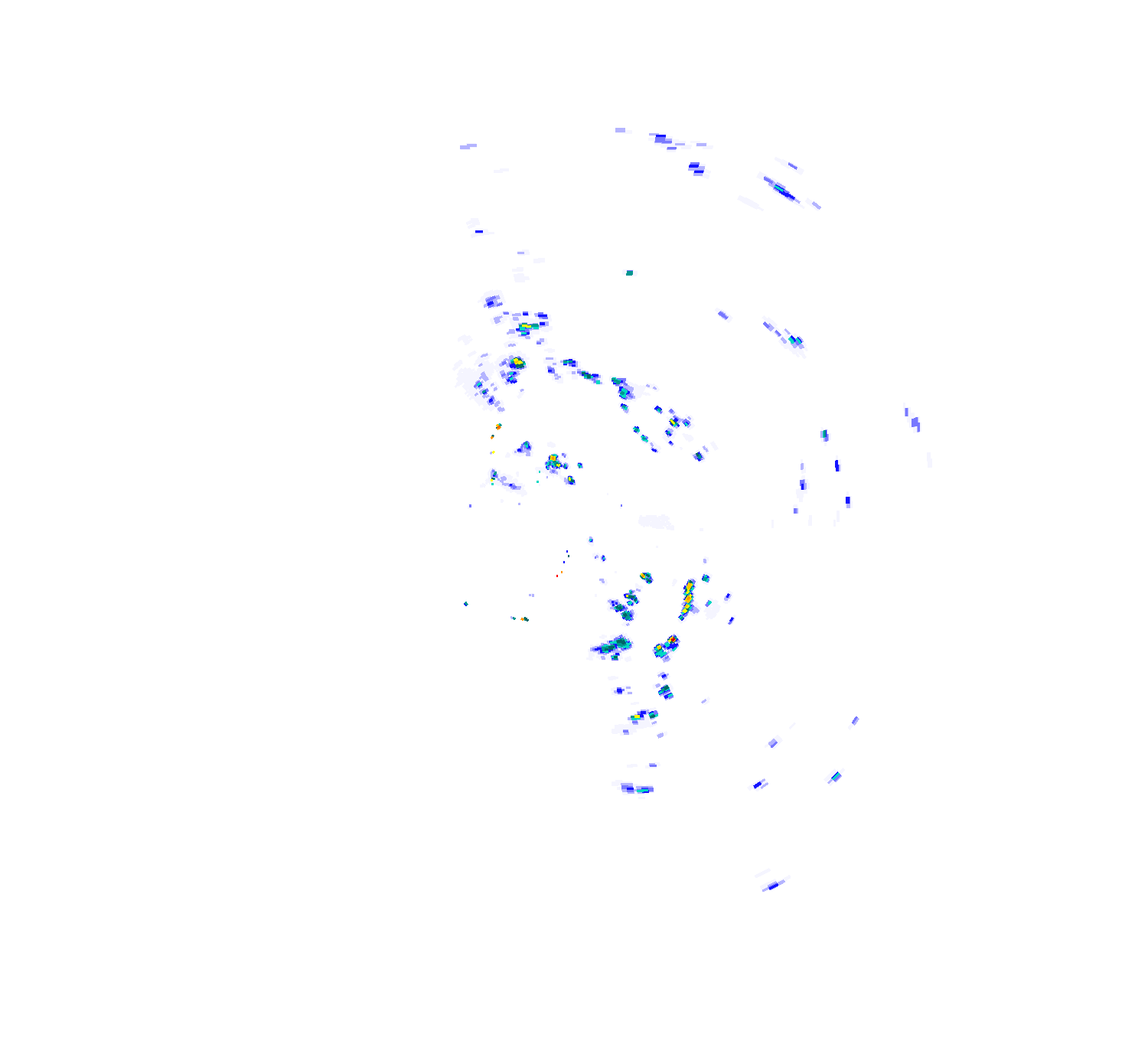 Edmonton Weather Rainfall Radar - 01:04:00 PM