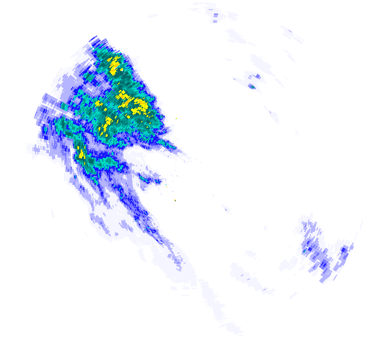 Edmonton Weather Rainfall Radar - 08:09:00 AM