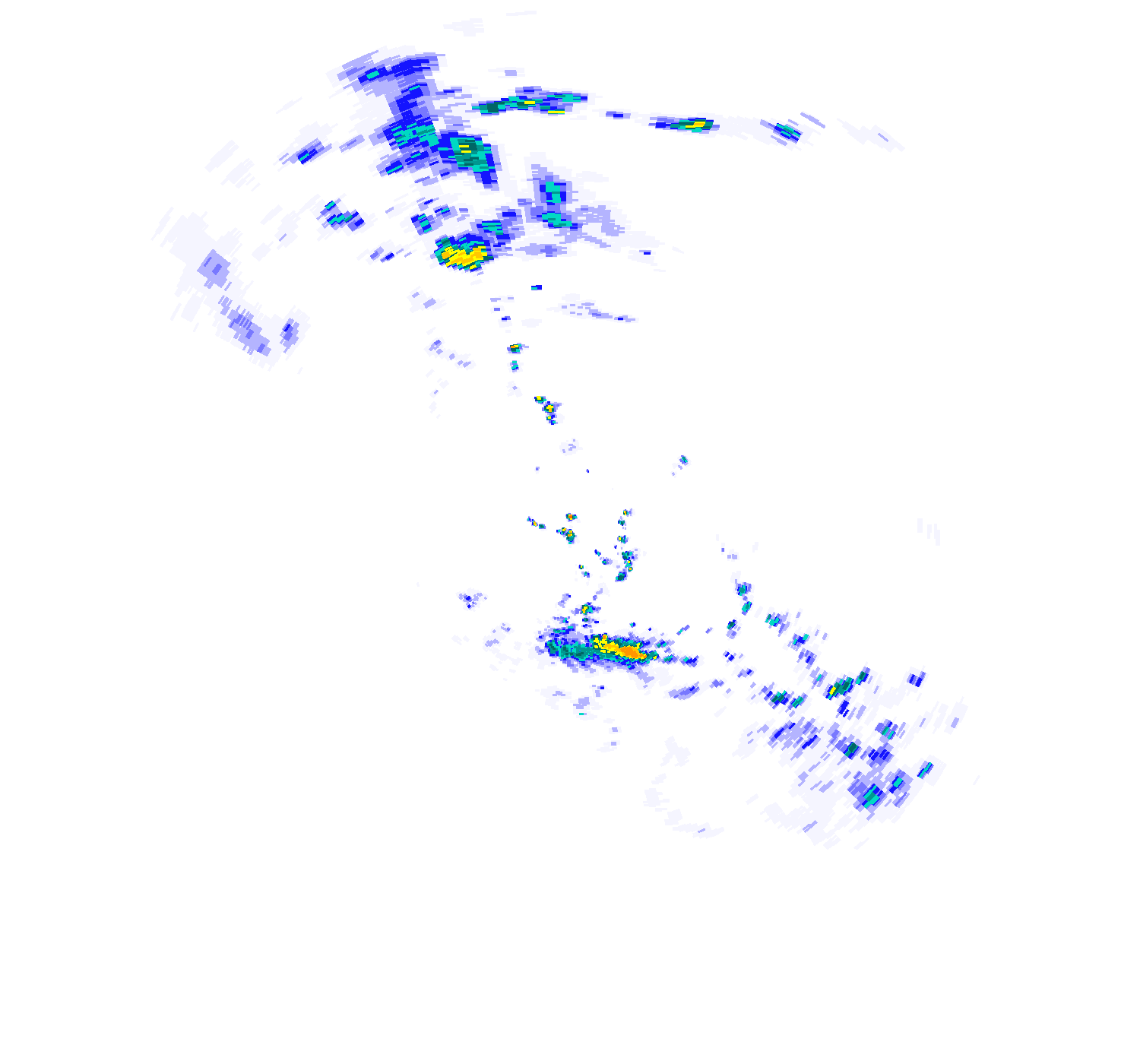 Moranbah Weather Rainfall Radar - 01:19:00 PM