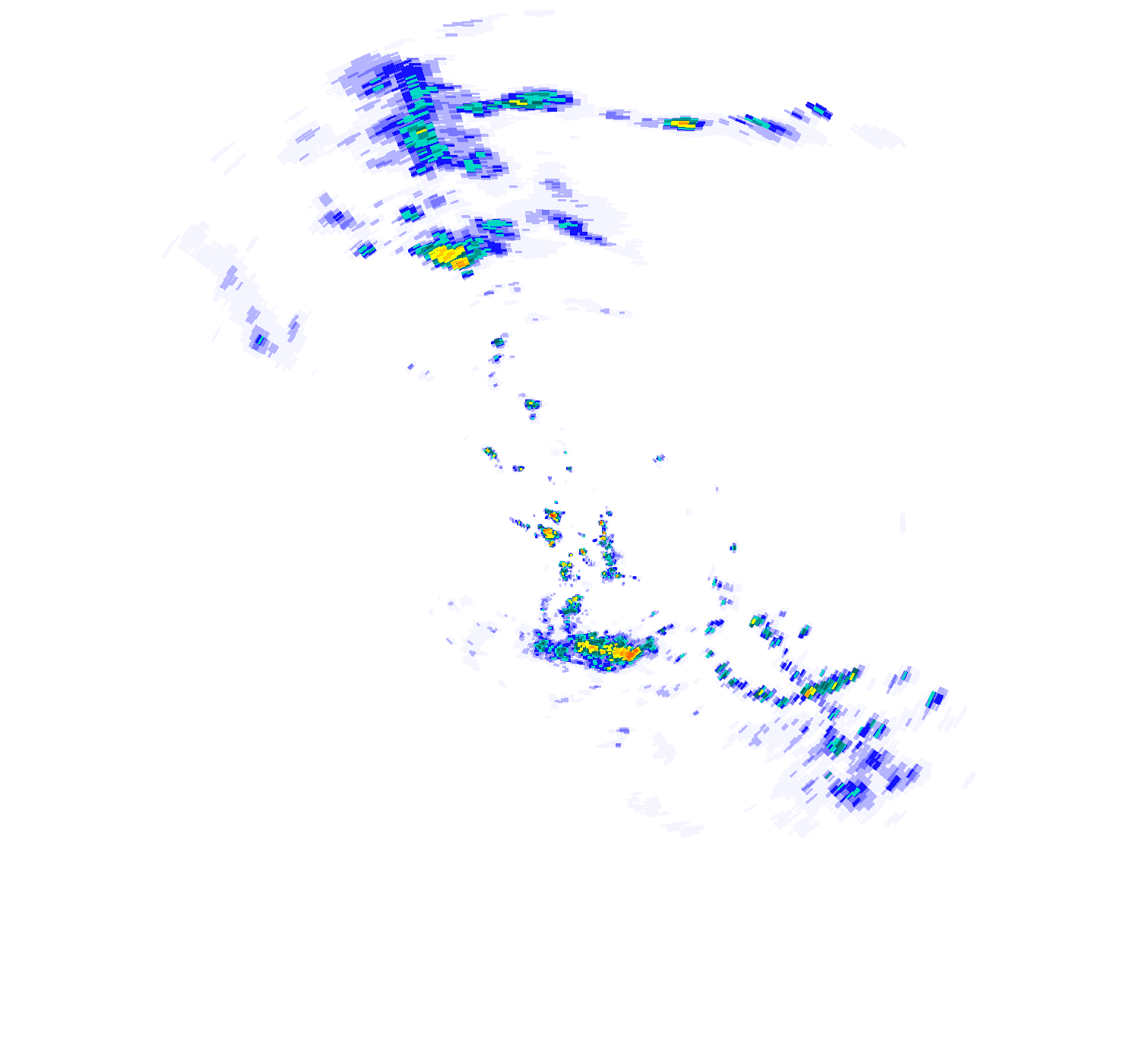 Moranbah Weather Rainfall Radar - 01:34:00 PM