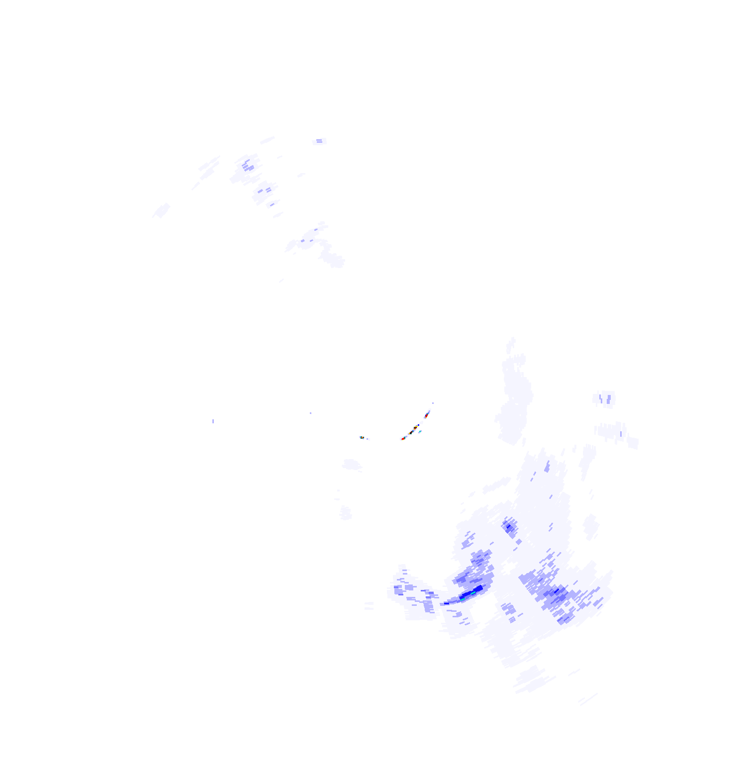 Loxford Weather Rainfall Radar - 04:54:00 AM