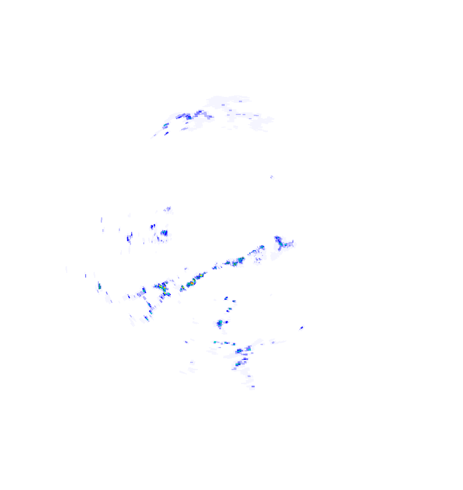 Middleback Range Weather Rainfall Radar - 06:54:00 PM