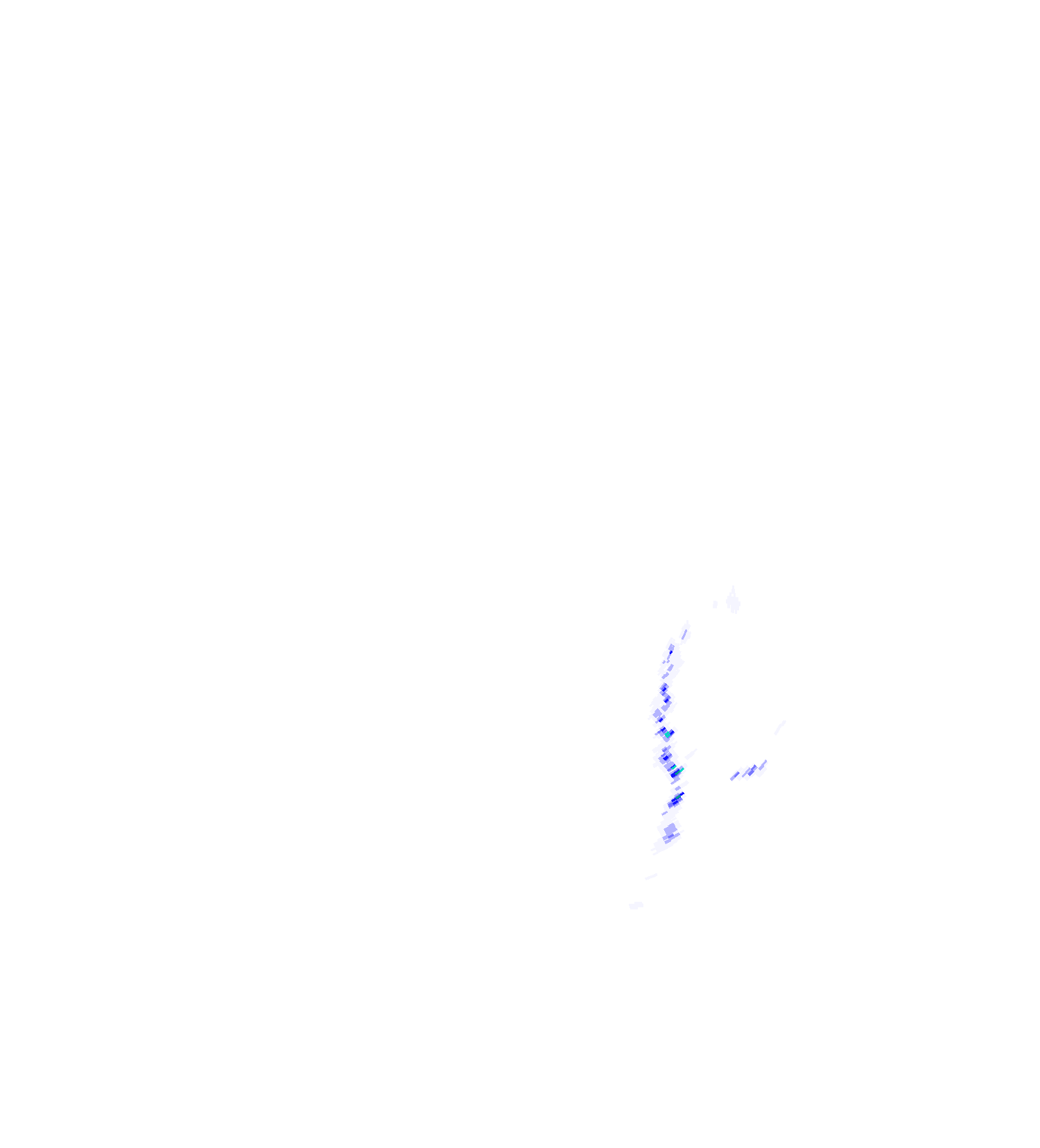 Aberfeldy Weather Rainfall Radar - 02:14:00 PM