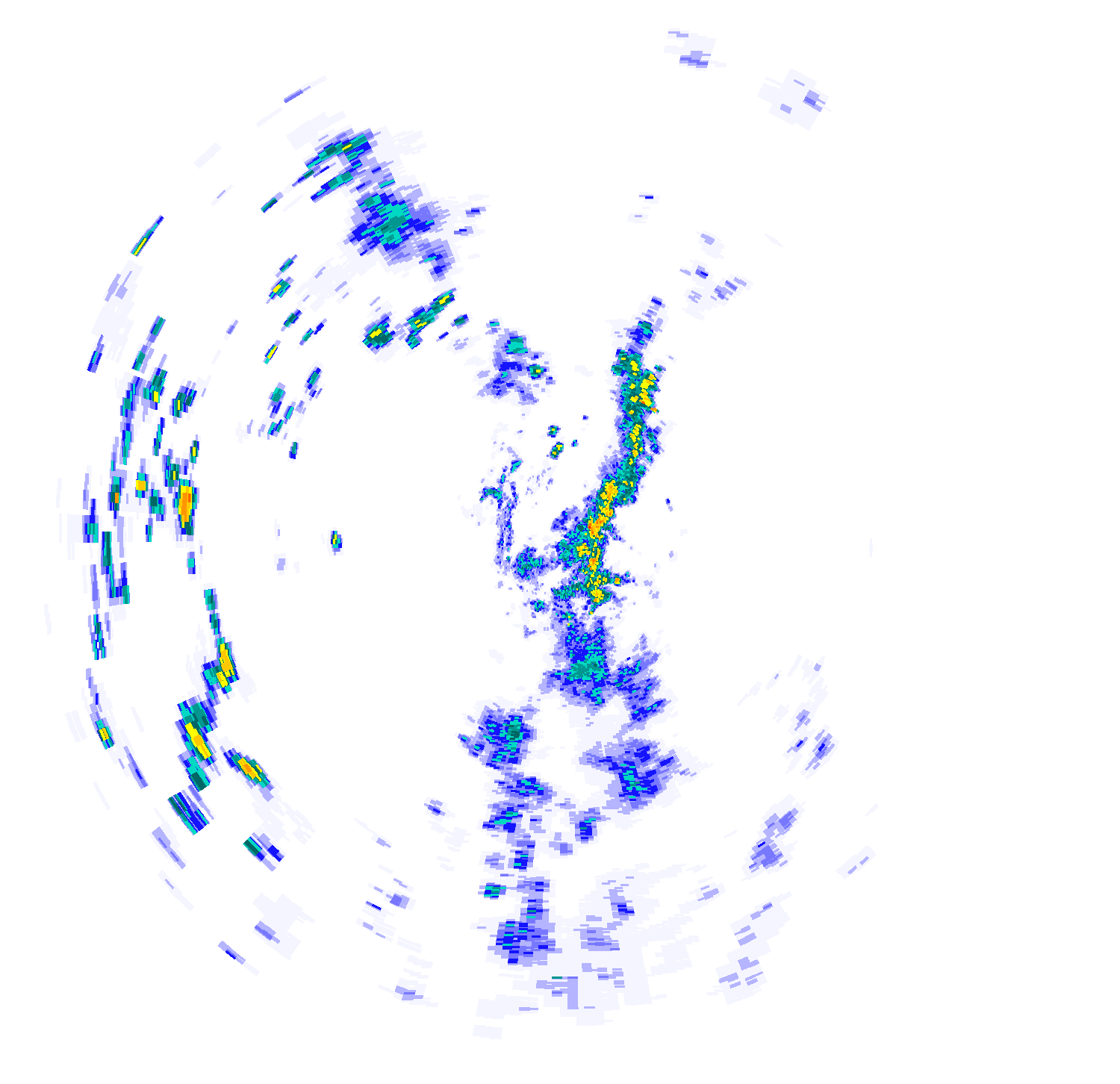 South Bingera Weather Rainfall Radar - 03:34:00 AM