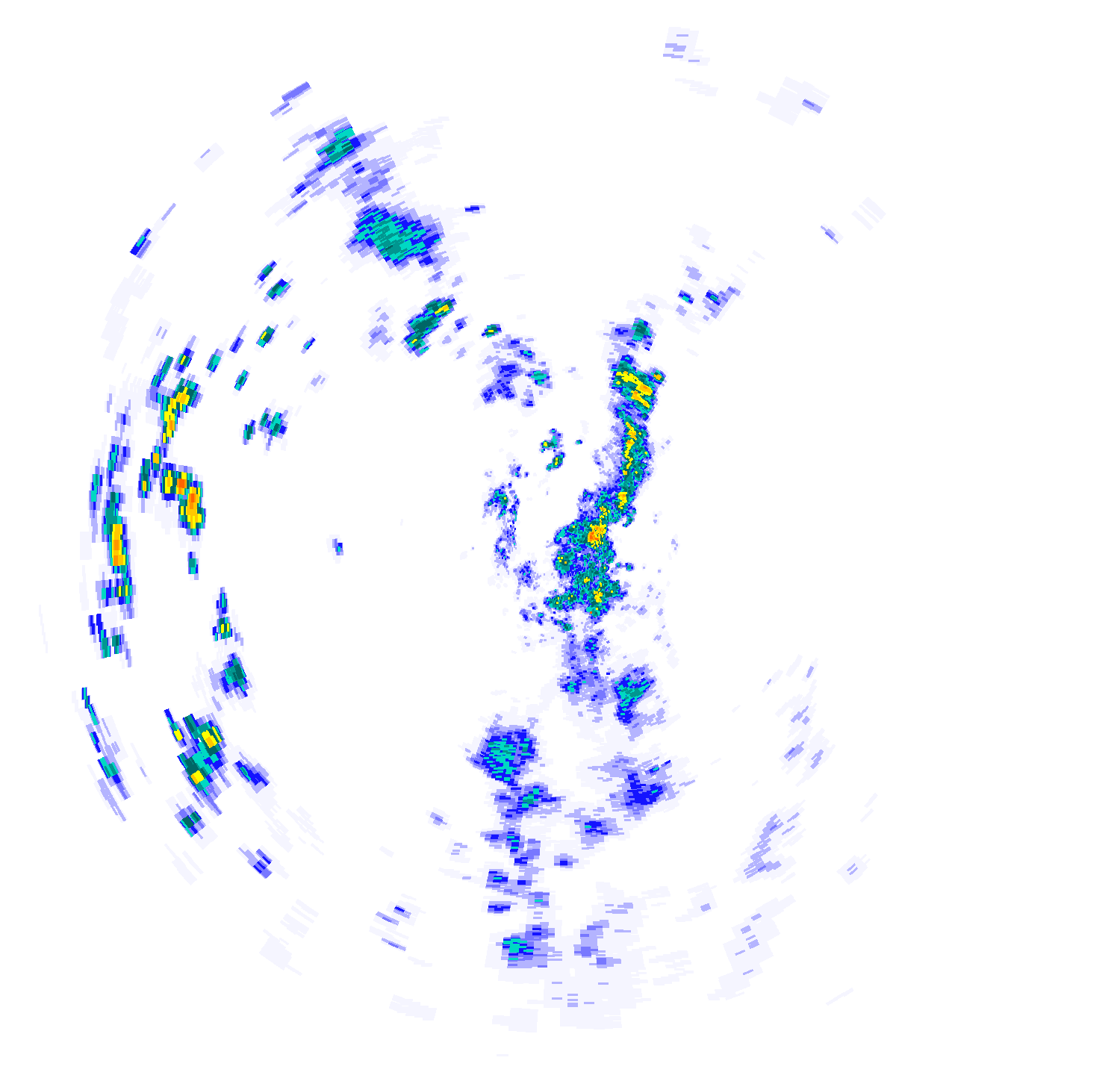 South Bingera Weather Rainfall Radar - 03:54:00 AM